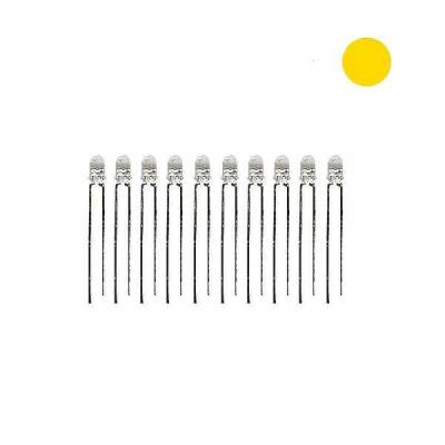 3mm Şeffaf Sarı Led - 10 Adet - 1 data-big=