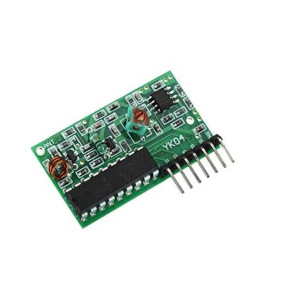 4 Kanal 315 Mhz RF Kablosuz Kontrol Modülü - Kumandalı/Alıcılı - 4