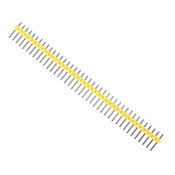 Konnektör - Klemens - 1x40 180 Derece Erkek Pin Header - Sarı