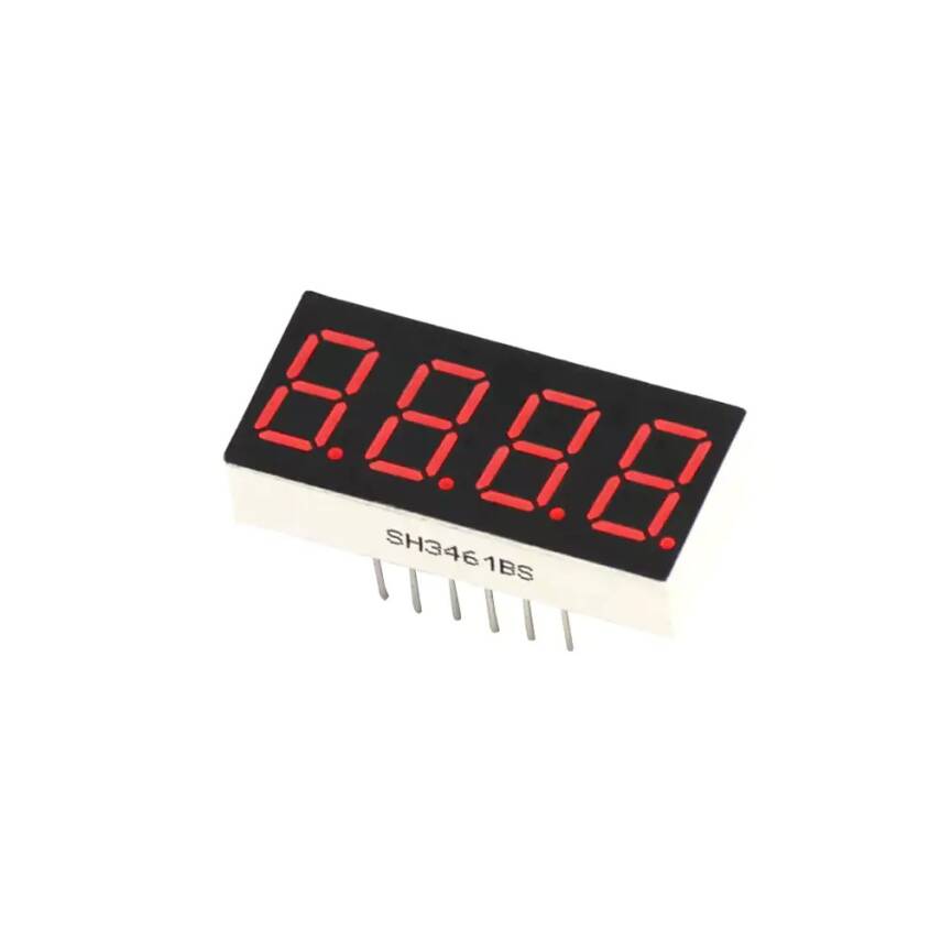 4'lü 7 Segment Display Kırmızı - Anot - 1