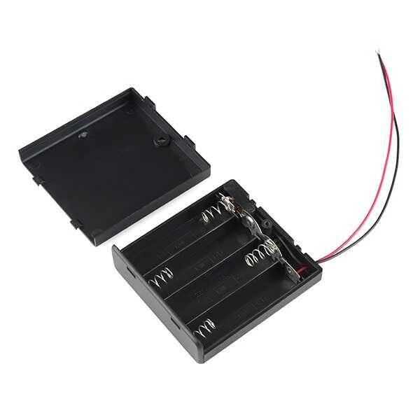 4'lü AA Pil Yuvası (Kapaklı ve Switchli) - 2