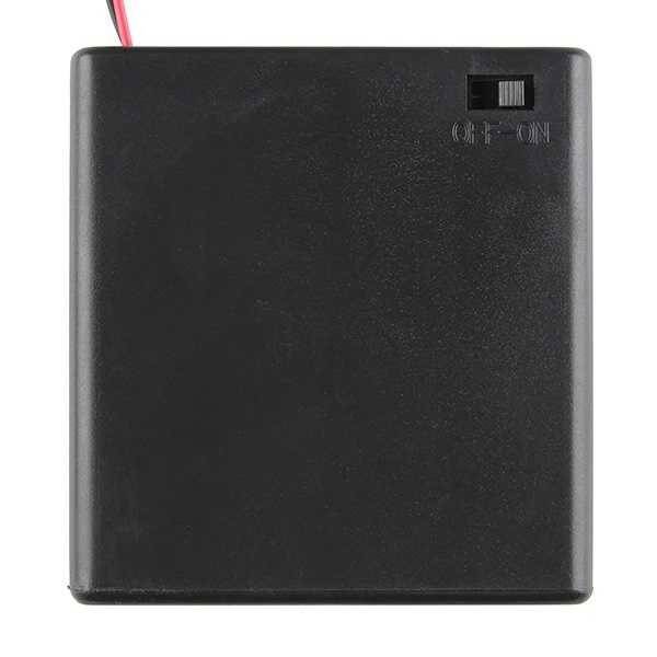 4'lü AA Pil Yuvası (Kapaklı ve Switchli) - 3