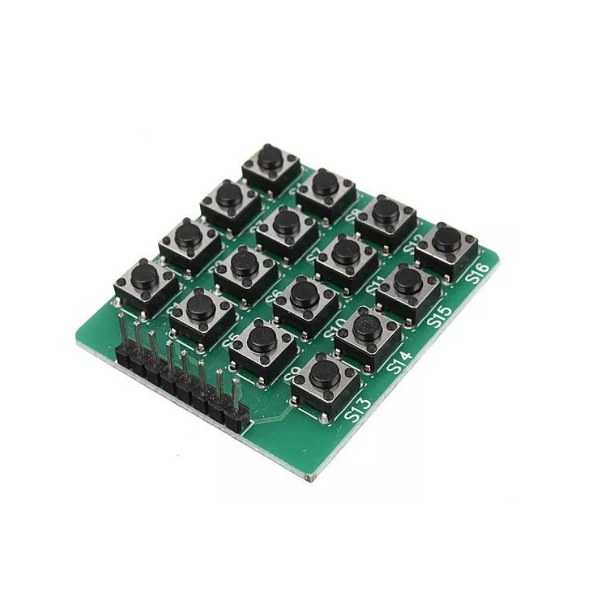 Arduino Uyumlu Sensör - Modül - 4x4 Push Buton Keypad
