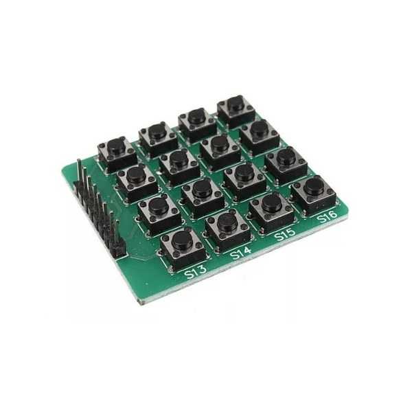 Arduino Uyumlu Sensör - Modül - 4x4 Push Buton Keypad