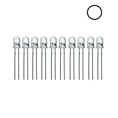 5mm Beyaz Led - 10 Adet - 1 data-big=