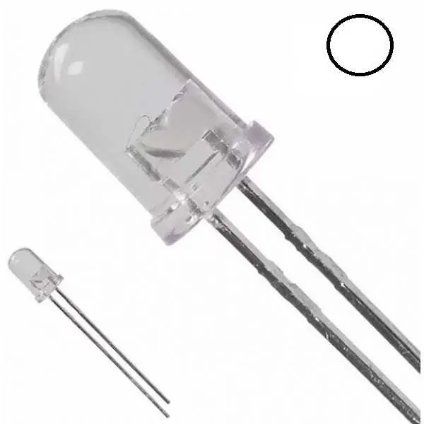 5mm Beyaz Led - 10 Adet - 2