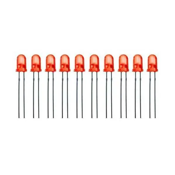 5mm Kırmızı Led - 10 Adet - 1