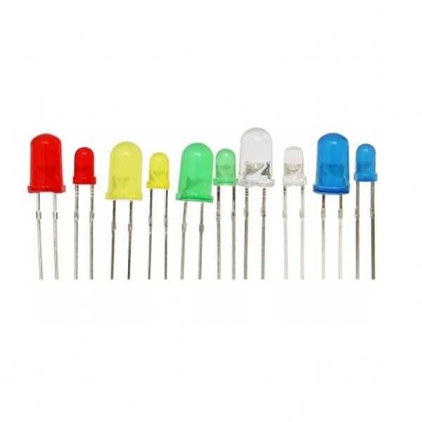 5mm ve 3mm LED Seti-5 Renk-200 Adet - 3