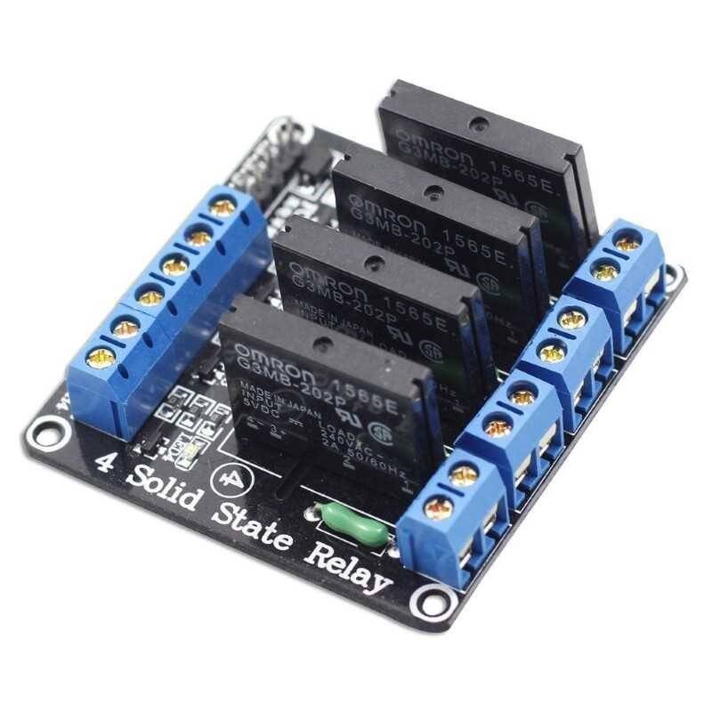 5V 4 Kanal Solid State Röle Kartı - 1