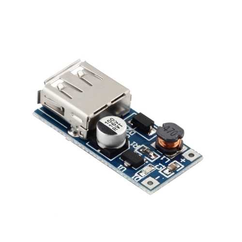 Voltaj Regüle Kartları - 5V 600mA USB Çıkışı Voltaj Yükseltici Regülatör