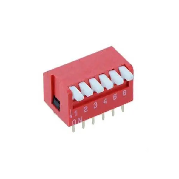 6 Pin Piyano Tip Dip Switch - 1