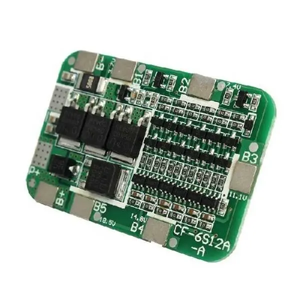 6S 15A BMS 18650 Lityum Pil Şarj Koruma Devresi - 2