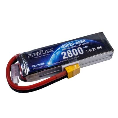 7.4V 2S 2800mAh 40C Lipo Batarya - 1 data-big=