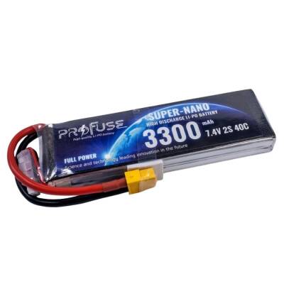 7.4V 2S 3300mAh 40C Lipo Batarya - 1 data-big=