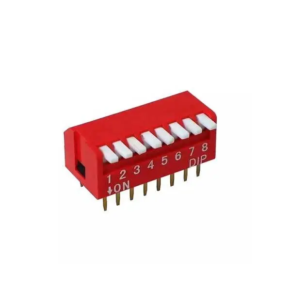 8 Pin Piyano Tip Dip Switch - 1