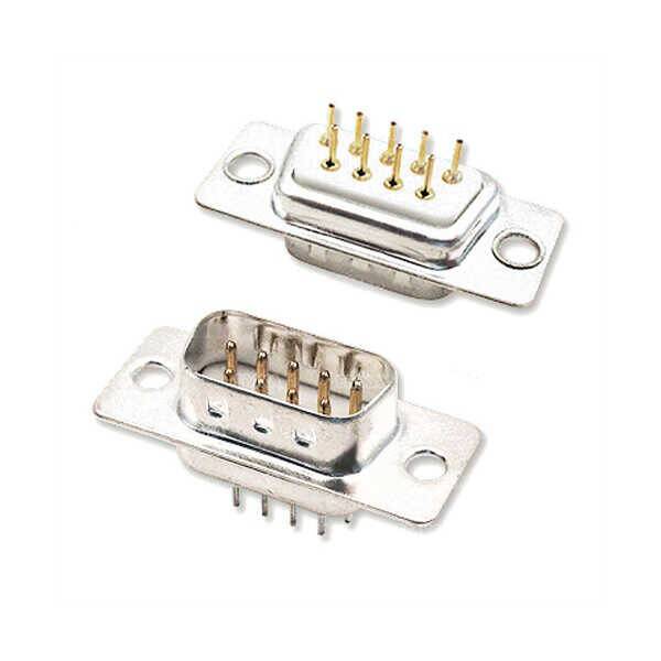 9 Pin Erkek D-Sub Konnektör - İğne Ayak - 1