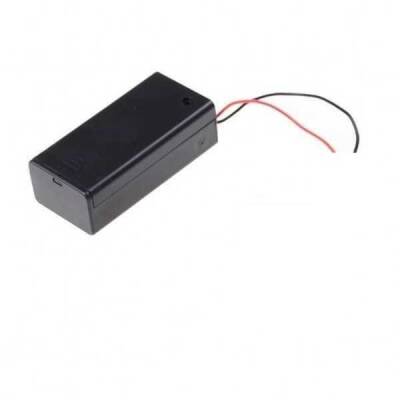 9V Pil Yuvası Kutulu-Switchli - 2 data-big=