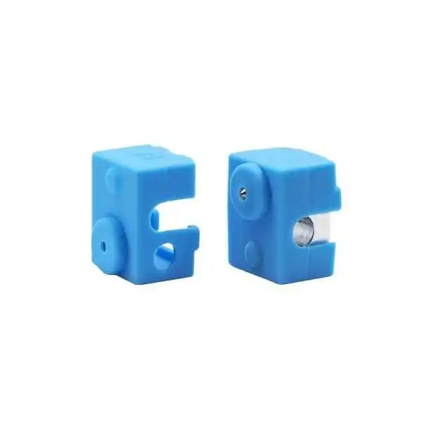 3D Yazıcı Parçaları - Alüminyum Isıtıcı Blok Silikon Kılıfı E3DV6 - 20x16x12mm