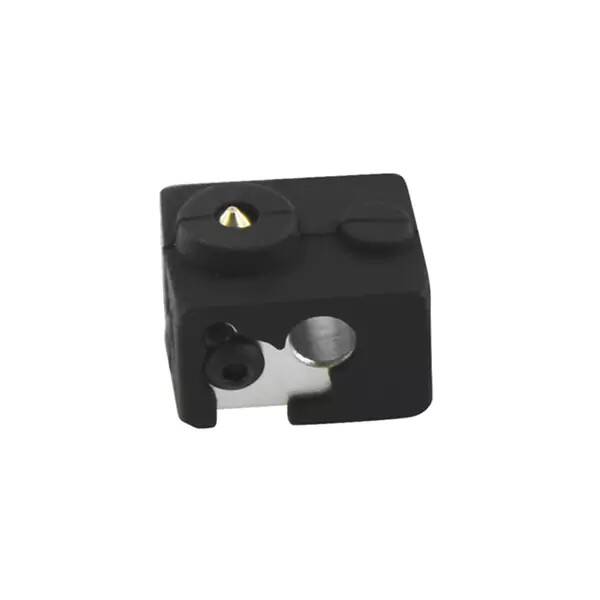 Alüminyum Isıtıcı Blok Silikon Kılıfı E3DV6 - 20x16x12mm - Siyah - 1