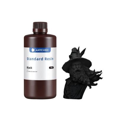 Anycubic 3D Yazıcı Reçine - Siyah - 1Kg - 2 data-big=