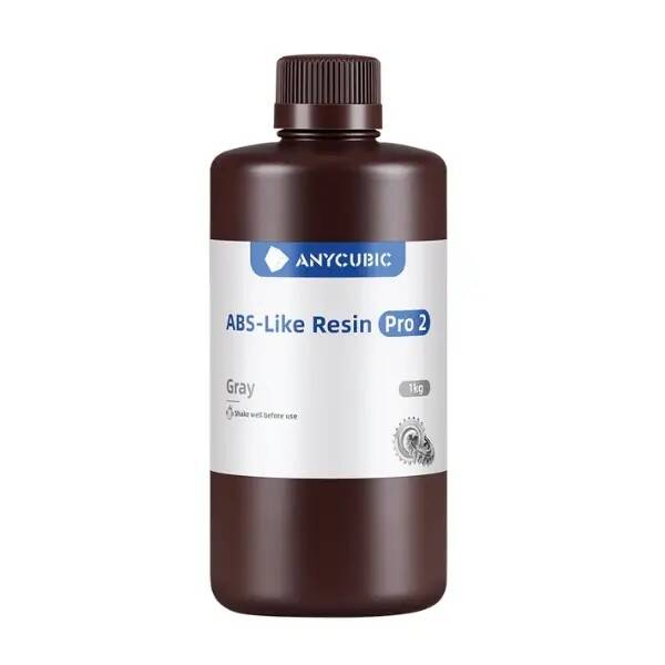 Anycubic ABS Pro 2 3D Yazıcı Reçine - Gri - 1Kg - 1