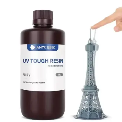 Anycubic Tough 3D Yazıcı Reçine - Gri - 1Kg - 1 data-big=