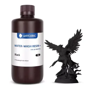 Anycubic Water Washable 3D Yazıcı Reçine - Siyah - 1Kg - 1
