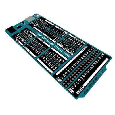 Arduino Mega Header Etiketi - Siyah - 1 data-big=