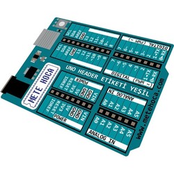 Arduino Uno Header Etiketi - Yeşil - 1