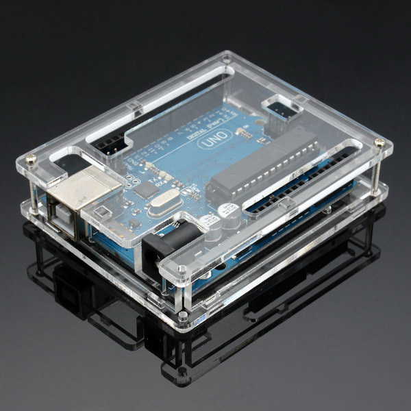 Arduino Uyumlu Sensör - Modül - Arduino Uno R3 Case - Şeffaf