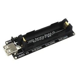 Şarj Devreleri - Arduino ve WEMOS ESP32 Uyumlu Mikro USB Lityum Batarya Şarj Shield - V3