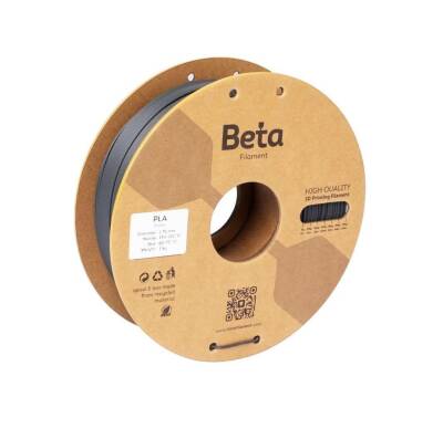 Beta PLA Matte Filament Ash Grey 1.75mm 1000gr - 1 data-big=