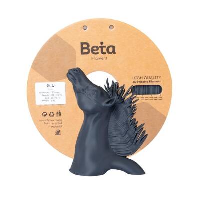 Beta PLA Matte Filament Ash Grey 1.75mm 1000gr - 2 data-big=