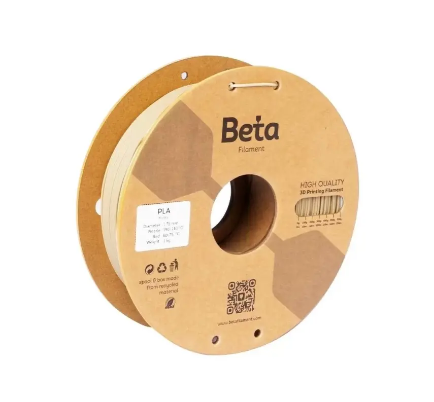 Beta PLA Matte Filament Kraft 1.75mm 1000gr - 1