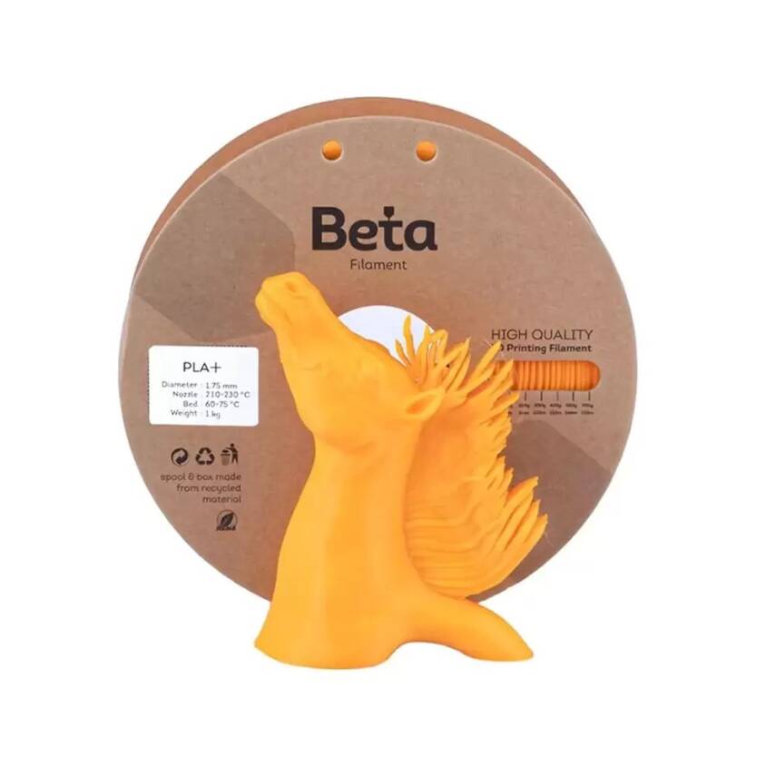 Beta PLA Plus Filament Mercan Turuncu 1.75mm 1000gr - 2