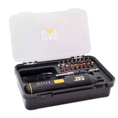 CAT DX1110 Şarjlı Tornavida + 26 Adet Bist Uç - 2 data-big=