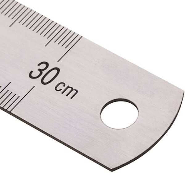 Kırtasiye Ürünleri - Çelik Cetvel 30cm