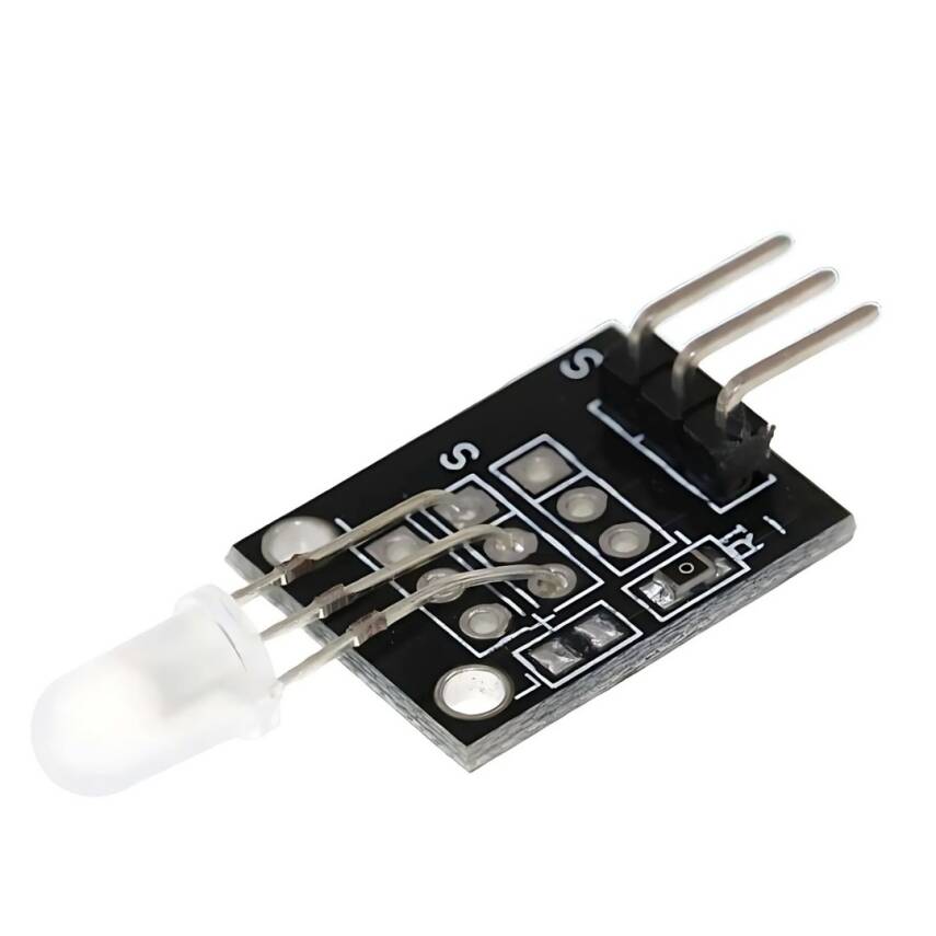 Çift Renk RGB Led Modülü- 5mm RGB Led - 1