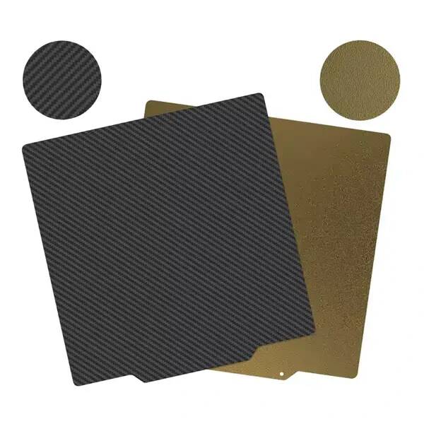 Çift Taraflı Karbon Fiber-PEI Yay Çeliği - 235x235mm - 2