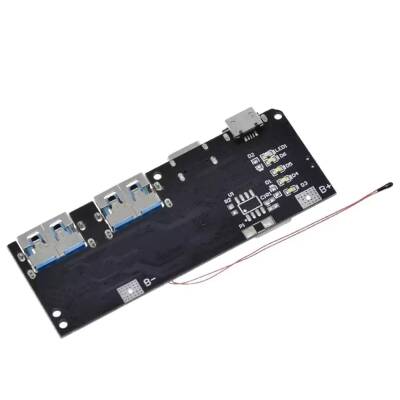 Çift USB 5V 22.5W Led'li Micro Type-C Powerbank Hızlı Şarj Modülü - 2 data-big=