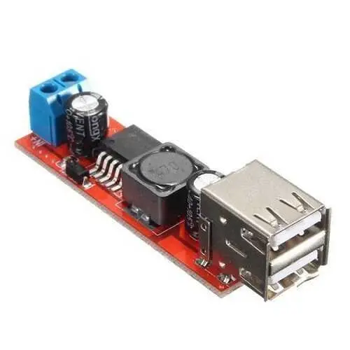 Çift USB Çıkışlı 9V- 12V - 24V - 36V - 5V Dönüştürücü DC 3A - 1