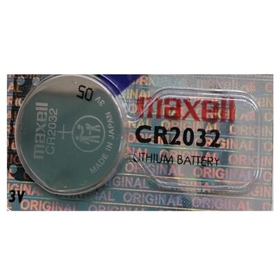 CR2032 Maxell 3V Lityum Düğme/Para Pil - 1
