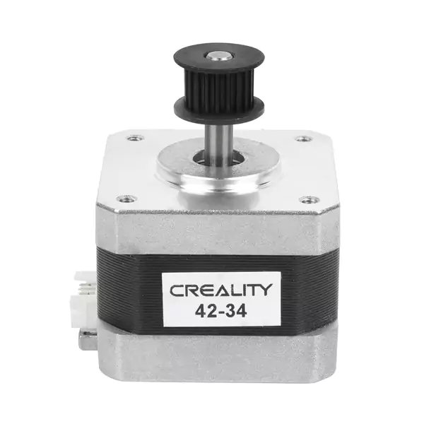 Creality 42-34 Step Motor - Kasnaklı - Uzun Şaft - 1