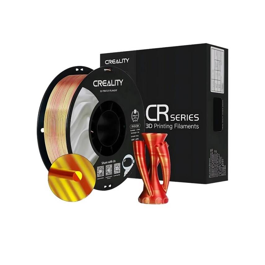 Creality CR-PLA Silk Altın-Kırmızı Filament 1.75mm 1000gr - 3