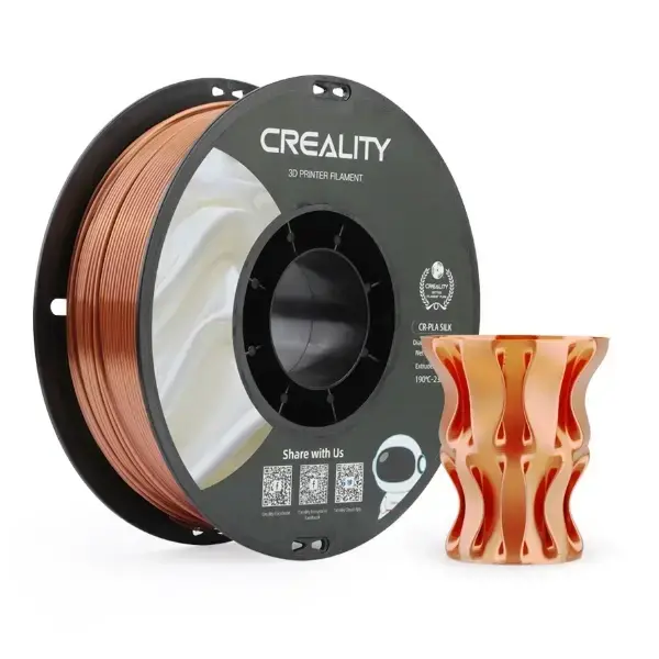 Creality CR-PLA Silk Kırmızı Bakır Filament 1.75mm 1000gr - 1