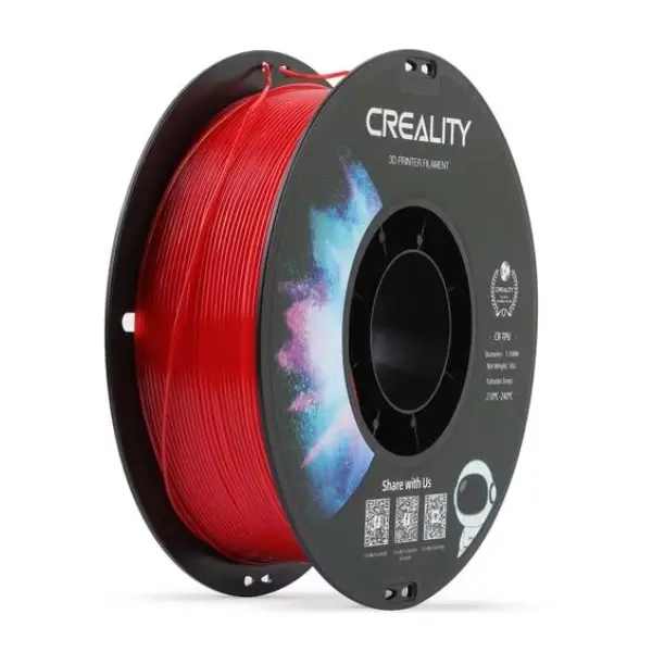 Creality CR-TPU Kırmızı Filament 1.75mm 1000gr - 1