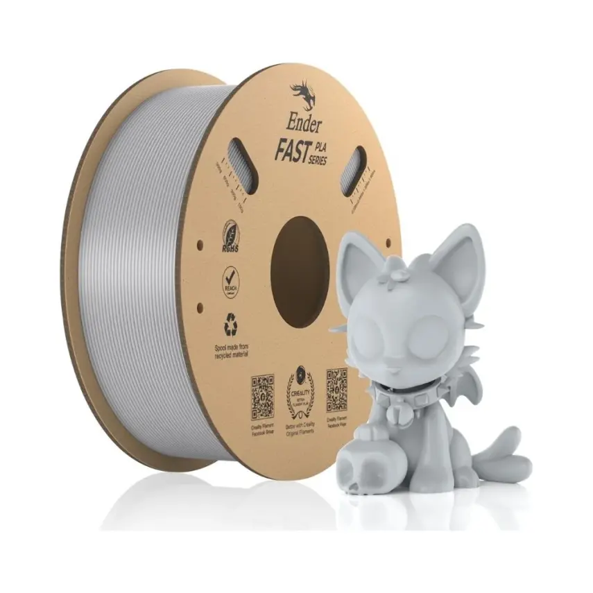 Creality Ender Fast PLA Gümüş Filament 1.75mm 1000gr - 1