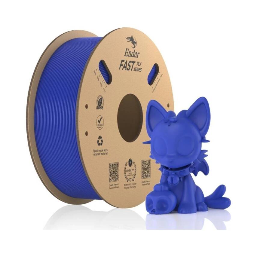Creality Ender Fast PLA Mavi Filament 1.75mm 1000gr - 1