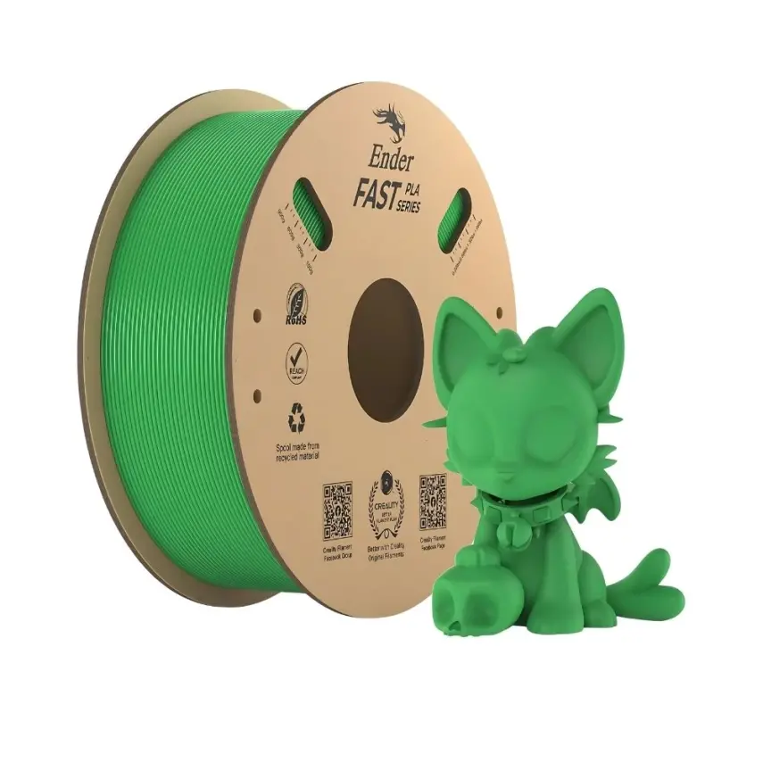 Creality Ender Fast PLA Yeşil Filament 1.75mm 1000gr - 1