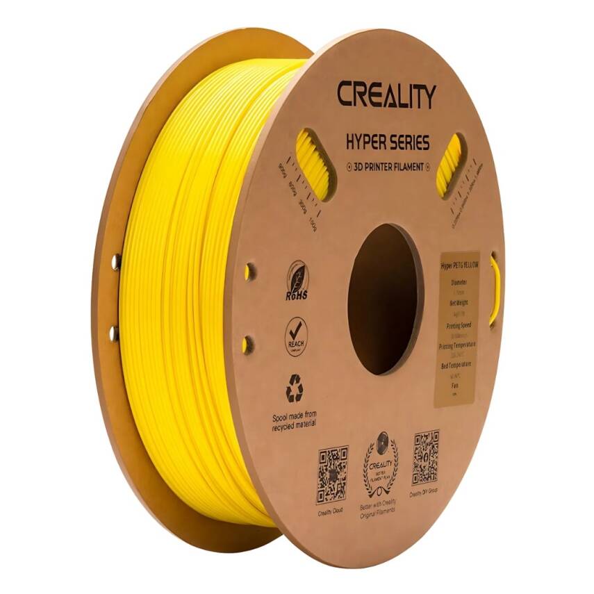 Creality Hyper PETG Sarı Filament 1.75mm 1000gr - 1